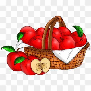 Apples In Basket Clipart Png Apple Basket Clip Art Transparent Png