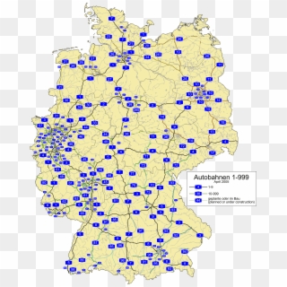 Overview Of Autobahns In Germany Map Of German Autobahn Speed Limits