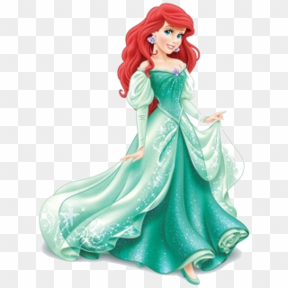 Disney Princess Png - Princesa Ariel Con Vestido, Transparent Png