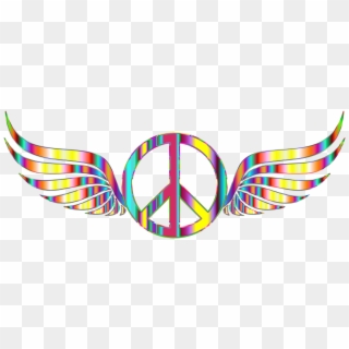 This Free Icons Png Design Of Gold Peace Sign Wings, Transparent Png ...