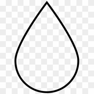 Drop - Black And White Teardrop, HD Png Download - 600x700 (#507796