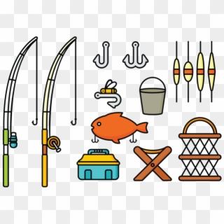 Fishing Rod Png - Fishing Tackle Clipart, Transparent Png