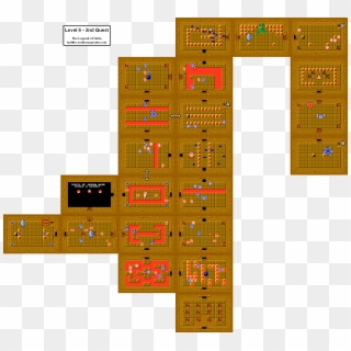 Level - Zelda Level 1 Dungeon Map, HD Png Download - 1536x1056 ...