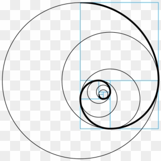 Golden Ratio Spiral, Golden Ratio Tattoo, Logo Golden - Circle, HD Png ...