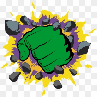 Punch Clipart Hulk Fist - Fist Pump Transparent, HD Png Download ...