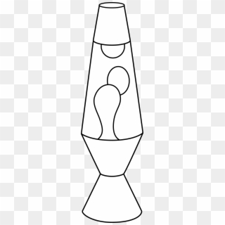 Lava Lamp Colorable Line Art - Draw A Lava Lamp, HD Png Download ...