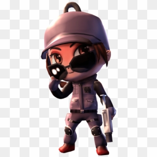 Free Png Download Ash Chibi Rainbow Six Png Images - Cartoon Ash Rainbow Six Siege, Transparent Png