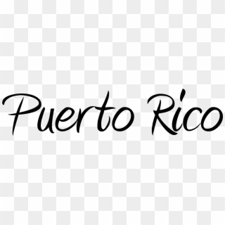 Puerto Rico Png - Calligraphy, Transparent Png - 1508x518 (#1139917 ...