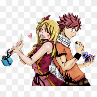 Natsu X Base Kiss By Basemakerofdarkness - Fairy Tail Skin Base - Free  Transparent PNG Clipart Images Download