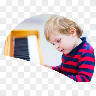 Little Boy Playing The Piano - Middle Childhood, HD Png Download