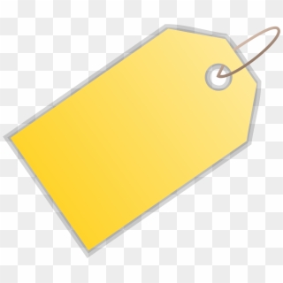 Yellow Blank Price - Price Tag Black Background, HD Png Download ...