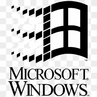 Microsoft Windows Compatible Logo Black And White - Microsoft Windows ...