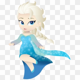 Chibi Elsa - Cartoon, HD Png Download