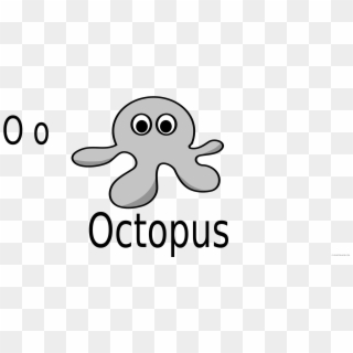 Octopus Animal Free Black White Clipart Images Clipartblack, HD Png ...