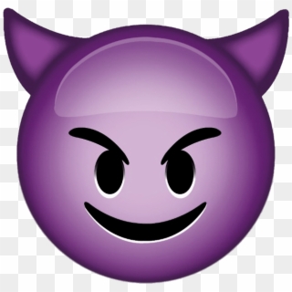 Diablo Morado Emoji - Evil Emoji, HD Png Download - 983x983 (#1213196 ...