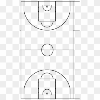 Basketball Court Png - Basketball Court Diagram Png, Transparent Png ...