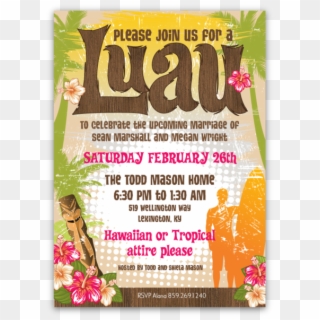 Hawaiian Invitations Hr Office Events Pinterest - Poster, HD Png ...