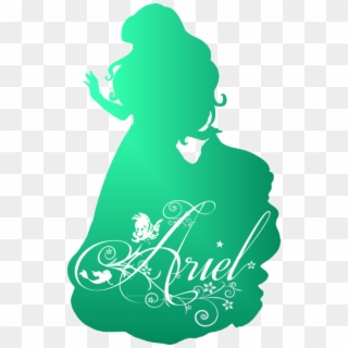 Disney Princess Images Ariel Silhouette Hd Wallpaper - Disney Princess Silhouette Color, HD Png Download