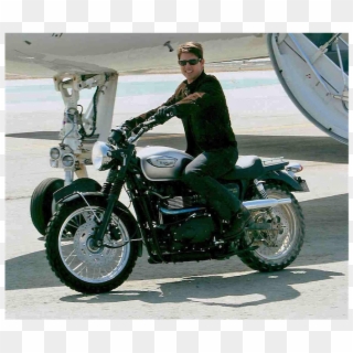 Tom Cruise - Triumph Scrambler Tom Cruise, HD Png Download ..., حجم الصورة 320x320