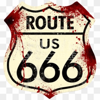 Route 666 Road Sign Route 666 HD Png Download 623x653 1277527   127 1277527 Route 666 Road Sign Route 666 Hd Png 