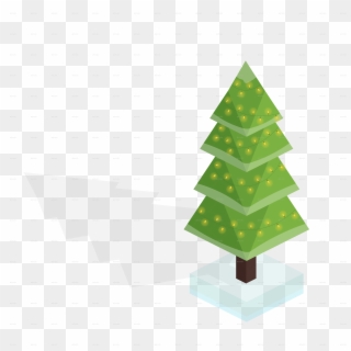 Vector Download Isometric Christmas By Bohdan Bevz - Christmas Tree Png Vector, Transparent Png