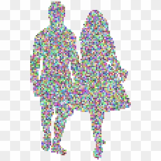 This Free Icons Png Design Of Prismatic Couple Holding, Transparent Png