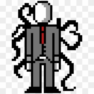 Slenderman - Pixel Art Minecraft Slenderman, HD Png Download - 585x780 ...