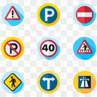 Traffic Signs - Icons For Road Signs, HD Png Download