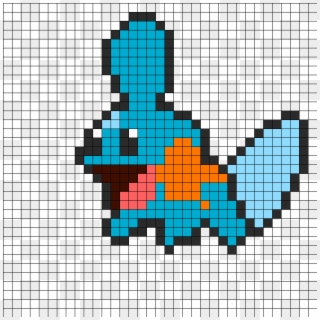 Mew Perler Bead Pattern / Bead Sprite - Pixel Art Pokemon Mew, HD Png ...