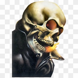 Ghost Rider Myspace Skull Png × Wallpaper Wp4606213 - Boris Vallejo Ghost Rider, Transparent Png