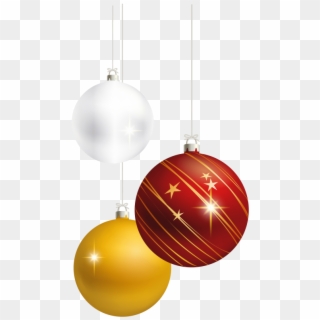 Christmas Png - Elegant Christmas Balls Clipart, Transparent Png 