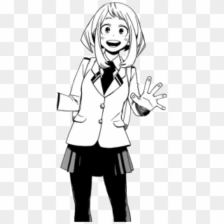 Ochaco Uraraka School Profile Manga - My Hero Academia Transparent, HD ...