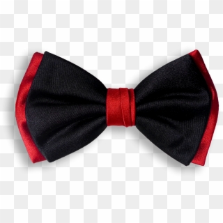 Black Basic With Red Pre Tied Handmade - Transparent Background Bow Tie Transparent Png, Png Download Black Basic With Red Pre Tied Handmade - Transparent Background Bow Tie Transparent Png, Png Download
