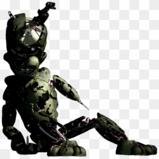 Made A Few Edits To Lazythepotato's Fnaf 6 Springtrap - Cartoon, HD Png  Download(1920x1080) - PngFind