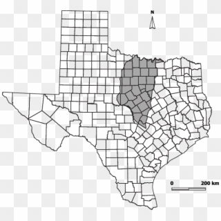 Texas Counties Outline Map - Texas County Map Black And White, HD Png ...