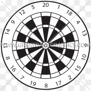 Vector Dartboard Target Darts Png Image Dart Board Clipart Png