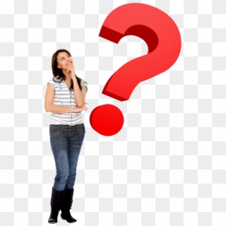 Any Question To Ask - Woman With Doubt Png, Transparent Png