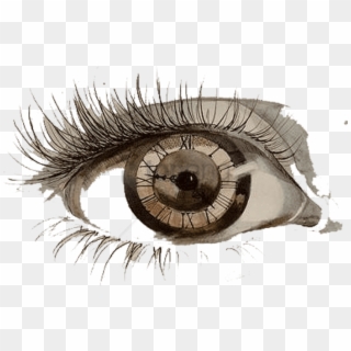 Free Png Eye Painting Png Images Transparent - Drawing Of Eye Clock, Png Download