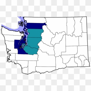 Seattle Metropolitan Area - Washington State Bho Map, HD Png Download ...