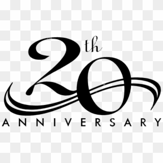 20th Anniversary Elegant - Celebrating 20 Years In Business, HD Png ...