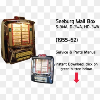 Seeburg Wall Box S 3wa, D 3wa, Hd 3wa Service & Parts - Jukebox, HD Png