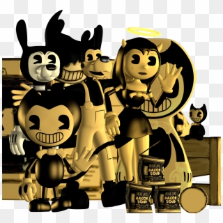 Image 3dbinrflyer Png Bendy And The Ink Machine Wiki - Bendy In