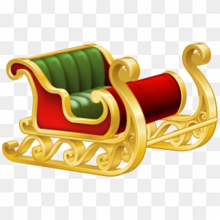 Santa Sleigh Png Clip Art Image - Imágenes De Trineos Navideños ...