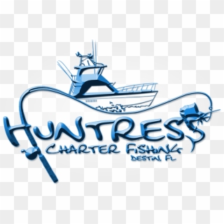 Destn Fishing Rodeo Charter Boat The Huntress - Deep Sea Fishing Logos ...