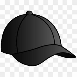 Ourclipart Png Royalty Free Library - Black Baseball Cap Cartoon ...