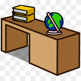 Student Desk Sprite 006 - Student Desk Cartoon Png, Transparent Png ...