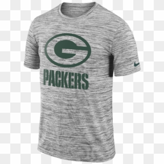 Green Bay Packers Velocity Travel Tee - Nike Mens Tshirt Grey, HD Png Download