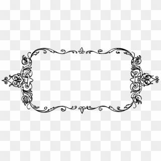 Ornate Frame Png - Decorative Frames Png Black And White, Transparent ...