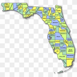 Florida Map Coloring Page, Hd Png Download - 1000x1000 (#1082359) - Pinpng