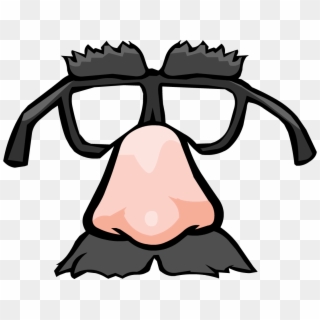 Goggles Funny Pencil And In Color - Png Funny Face Icon, Transparent Png